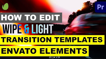 How to Edit Transitions Templates like a PRO in Premiere Pro - Envato Elements