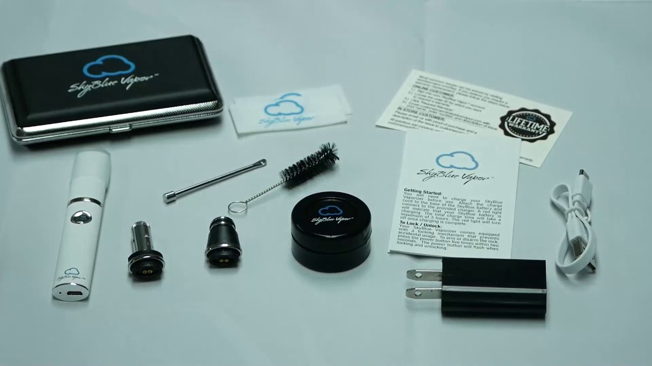 SkyBlue Vapor Original Vape Pen Kit Unboxing
