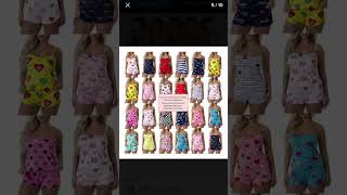 #KIT 7 #PIJAMAS FEMININOS #BABY #DOLL #MICROFIBRA DORMIR no MERCADO LIVRE