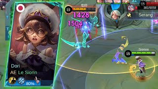 NEW HERO DORI BROKEN MAGE MID LANE - MOBILE LEGENDS