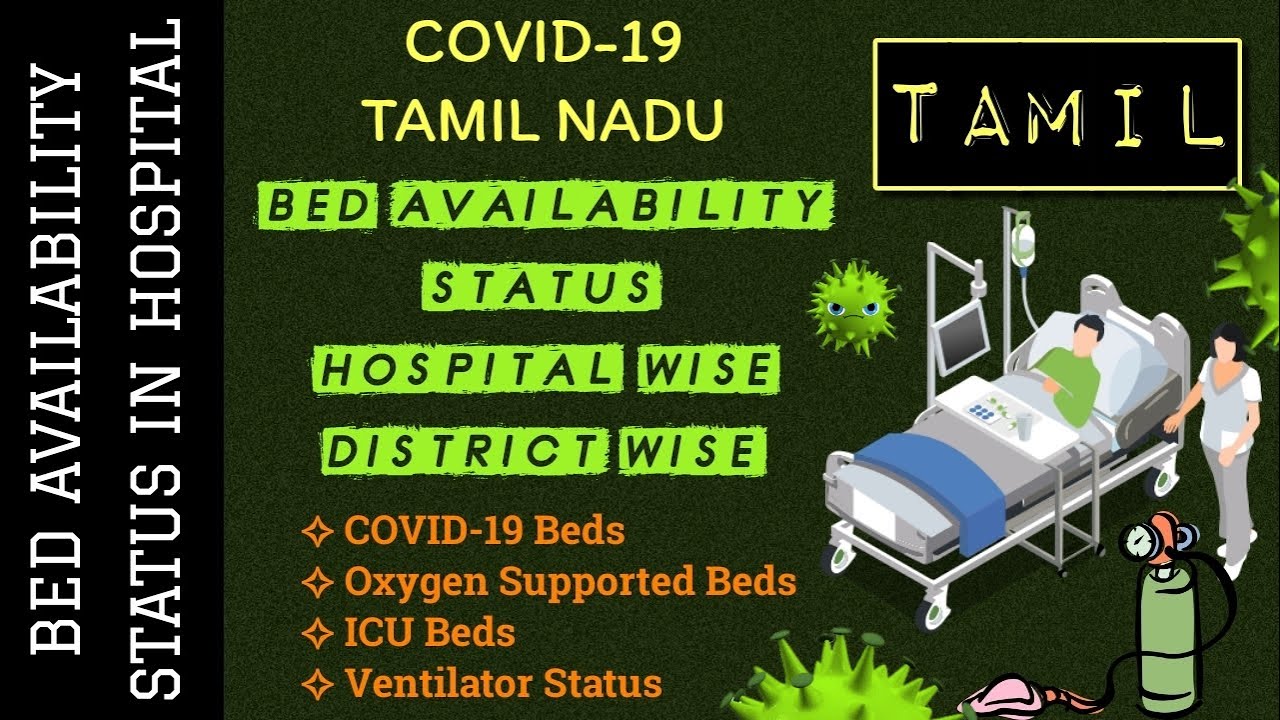 Tamil Nadu COVID19 Bed Availability Status District Wise