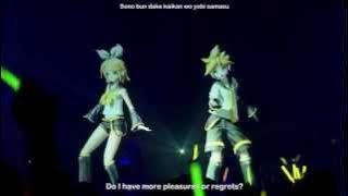 Len And Rin Kagamine - Purple Butterfly on your Right Shoulder ~ Project DIVA Live - eng subs