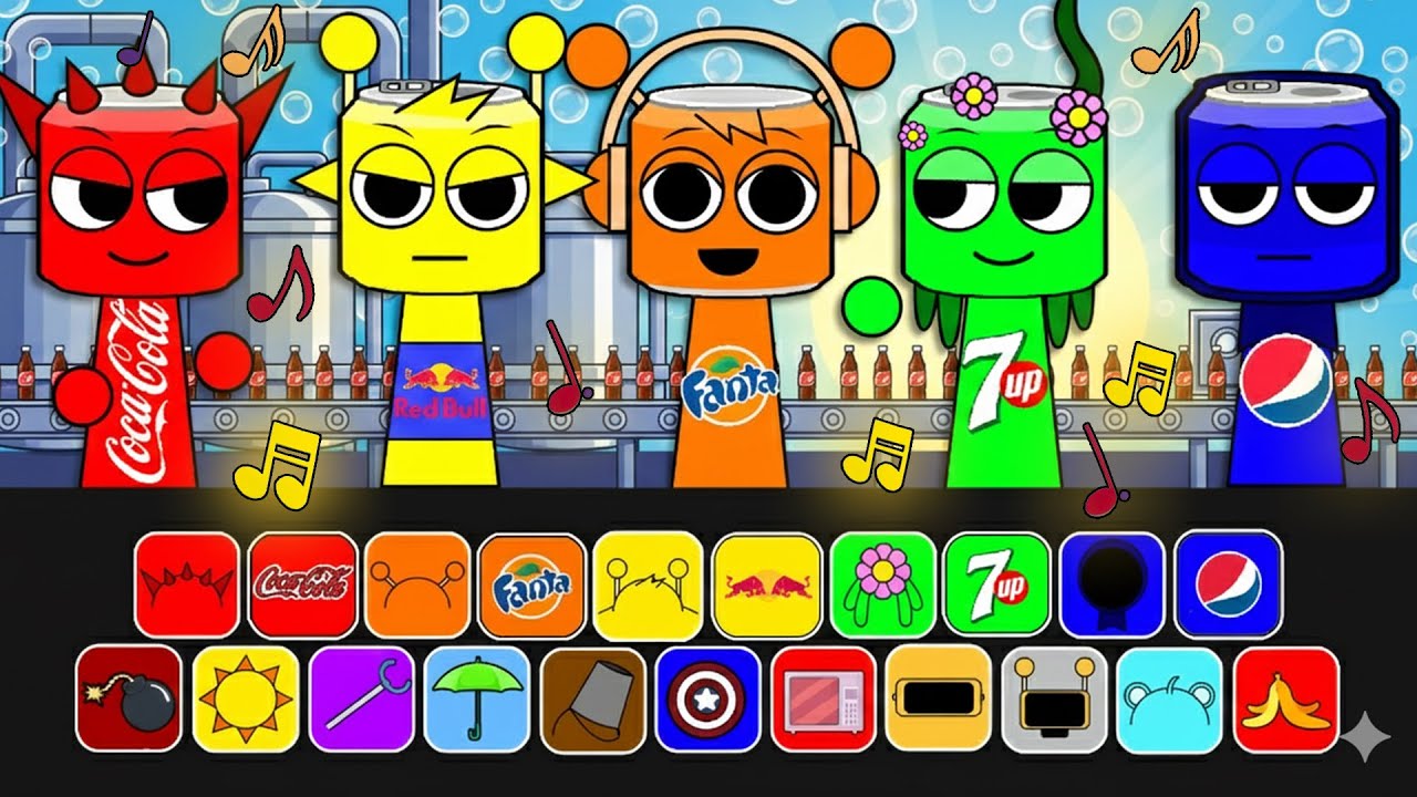 👻Paper DIY👻 Sprunki Funny Song: War of Drink | Special Sprunki Edition!! | Sprunki Music Video