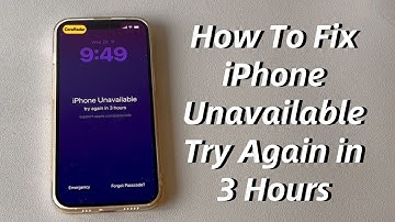 SOLVED: My iPhone Says iPhone Unavailable Try Again in 3 Hours (Or 2 Hours 58 Minutes)