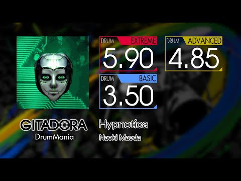 【GITADORA】 Hypnotica (EXTREME ~ BASIC) Drum