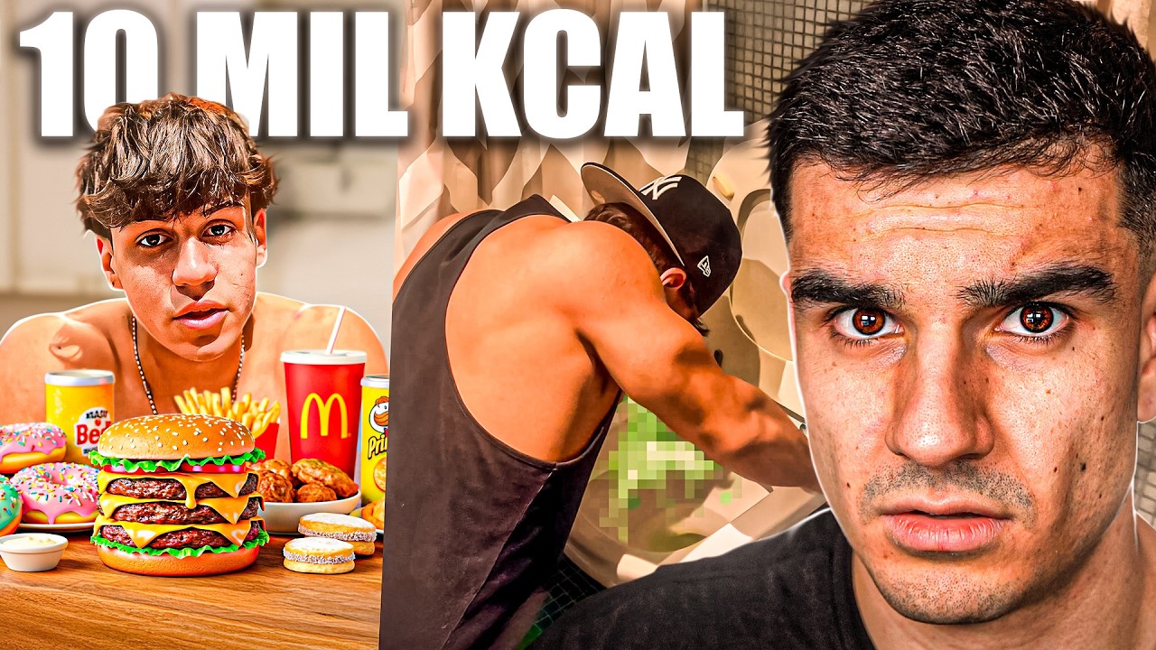 NUNCA HAGAS el RETO de las 10.000 KCAL EN UN DÍA💀