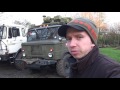 RUSSIAN MudRunner TRUCK in UK V8 Gaz 66 cold start ГАЗ 66 spintires