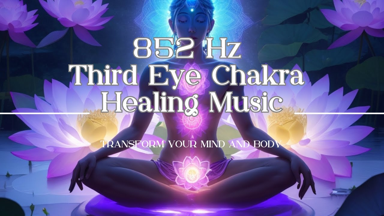 Awaken Intuition: 852Hz Third Eye Chakra Healing Music - YouTube