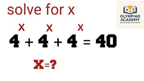China | Can you solve this? | Math Olympiad