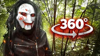 Vr 360 | Scarecrow In Abandoned Forest | Virtual Gopro Horror Experience 4K