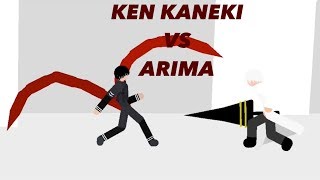 KEN KANEKI VS ARIMA STICKNODES PRO (Second Battle, Tokyo Ghoul season 3 finale)