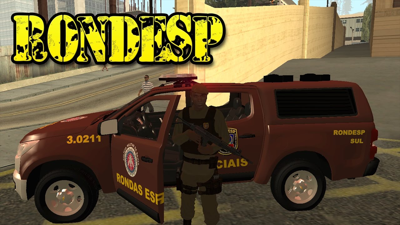 🚔 GTA SA - PMBA / RONDESP PRENDENDO O SUSPEITO DO ROUBO DO CARRO FORTE