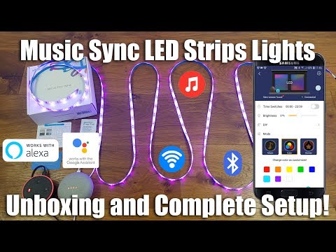BEST LED Light Strip with Music Sync works with Amazon Alexa / Google Home by Govee