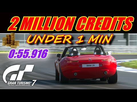 Gran Turismo 7 - 2 Million Credits Under 1 Min 👌Full Gold 0:55.916 Guide