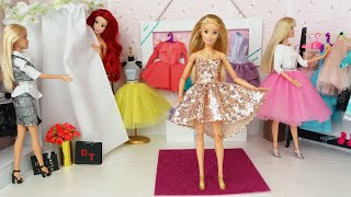 Doll Goes to The Fashion Store to Buy a New Stunning Dress