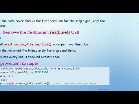 How to Reliably Stop a Python asyncio Reader on File Input