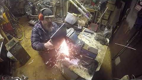 Homemade Triumph Chopper - Frame Build - Top Engine Mount - Part 6