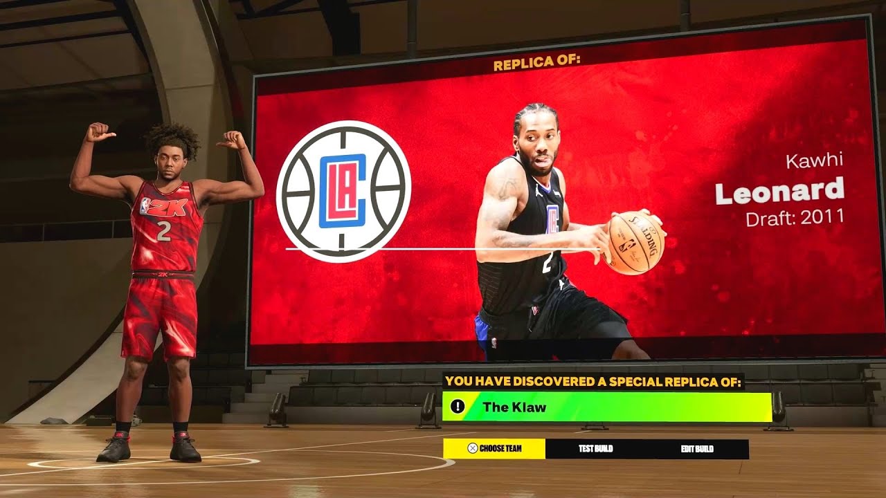 OFFICIAL KAWHI LEONARD "THE KLAW" BUILD in NBA 2K23 RARE EASTER EGG