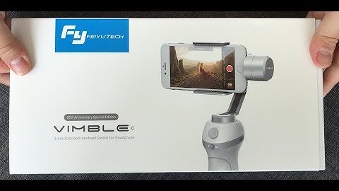 Feiyu Vimble (Feiyutech smartphone gimbal) unboxing and review - works with iPhones