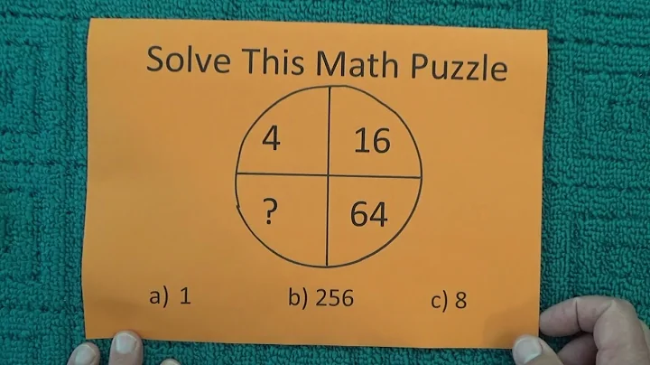 Math Puzzle - Find the Missing Number, If You Can - Full Solution Included