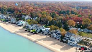Long Beach Stunning Fall Color 4K Drone Tour Must See Peak Fall Color On Lake Michigan