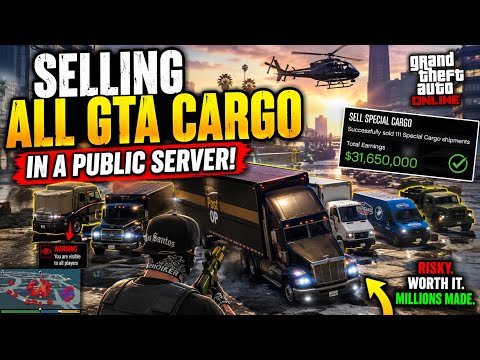     I Sold EVERY Cargo Warehouse in a Public Lobby… 😱