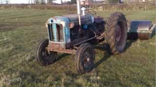Fordson Diesel Major With A Ford 2701E Engine Conversion Rolling