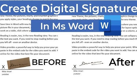 How To Create Digital Signature In MS Word | Add Electronic Signature In MS Word Doc In Just 5 Steps