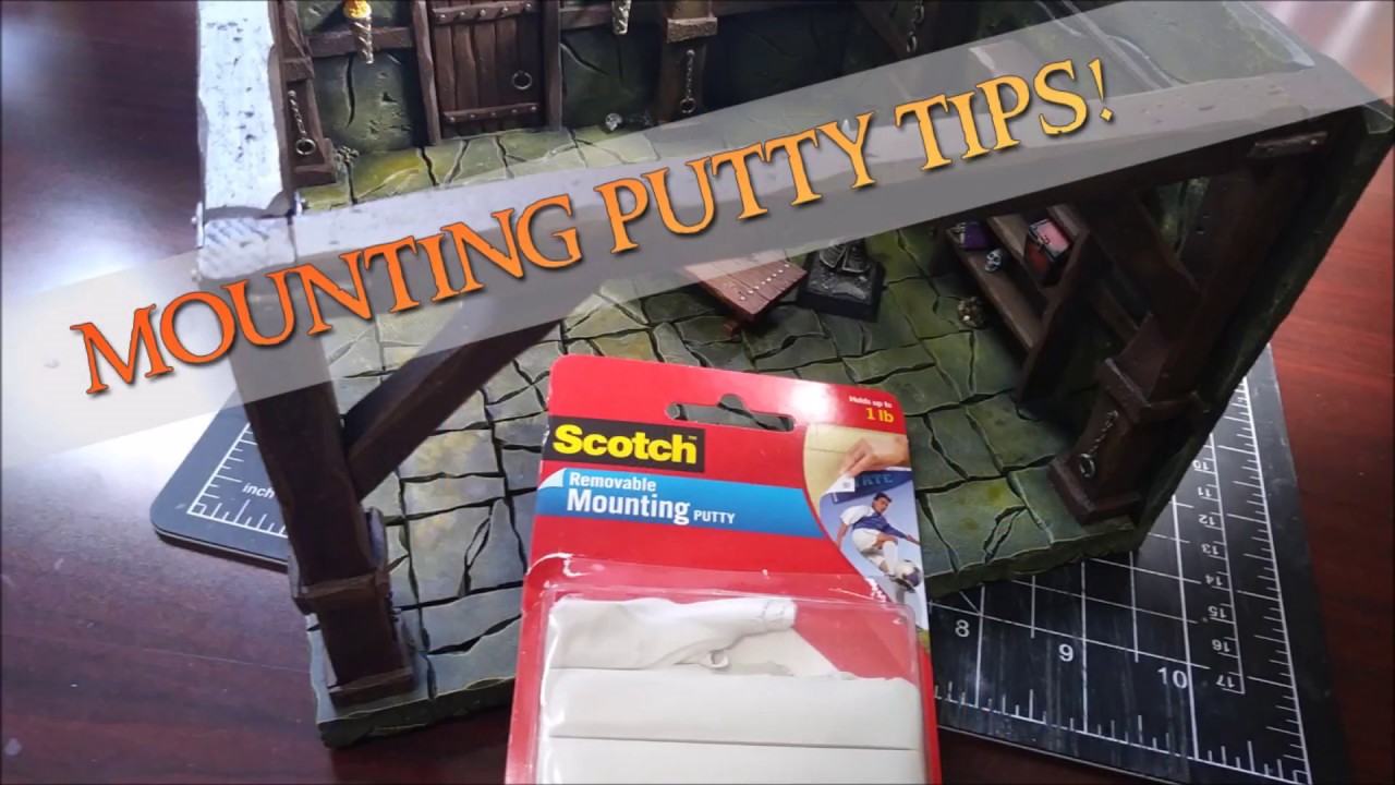 Mounting Putty Tips For your miniature diorama build projects YouTube