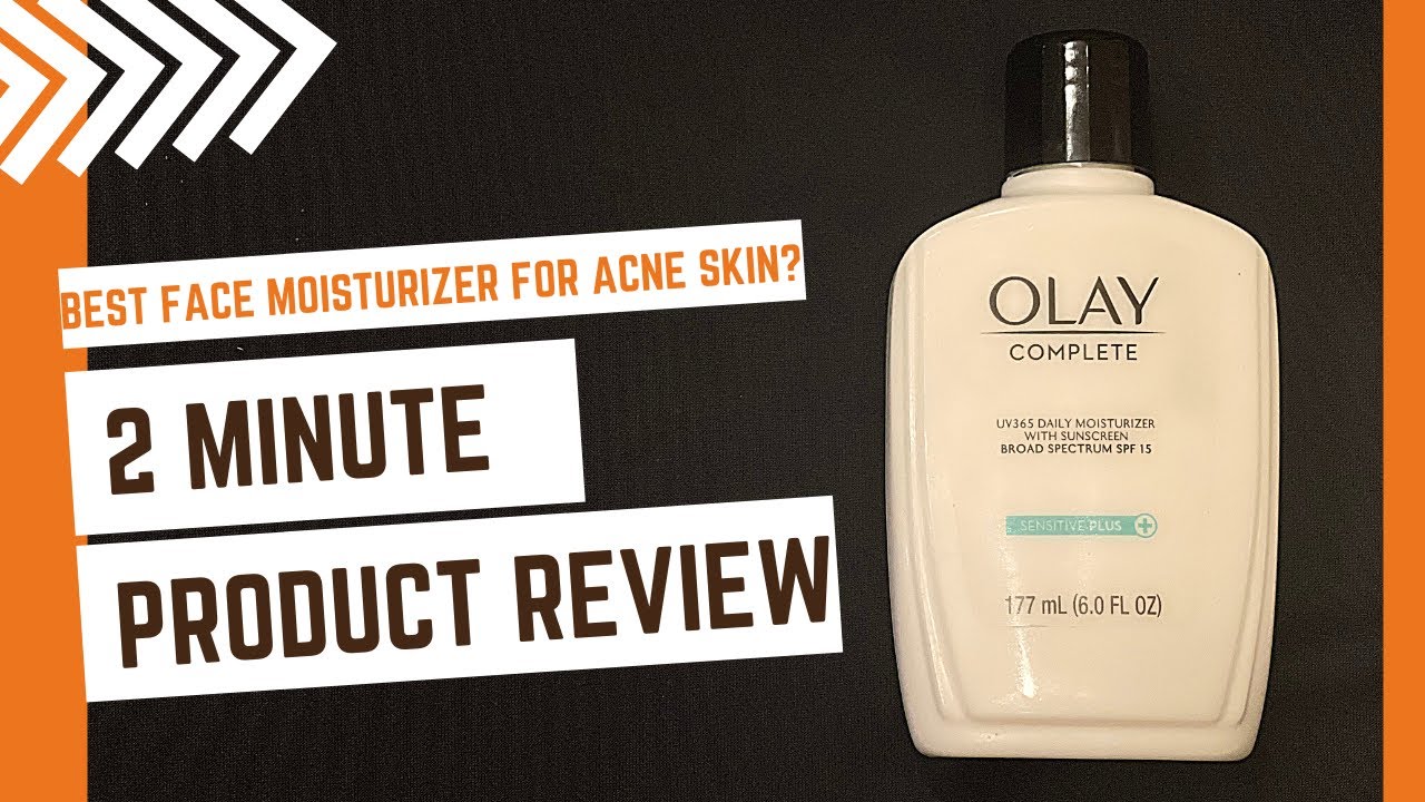 Moisturizer for acne prone skin olay Complete Sensitive Plus UV365