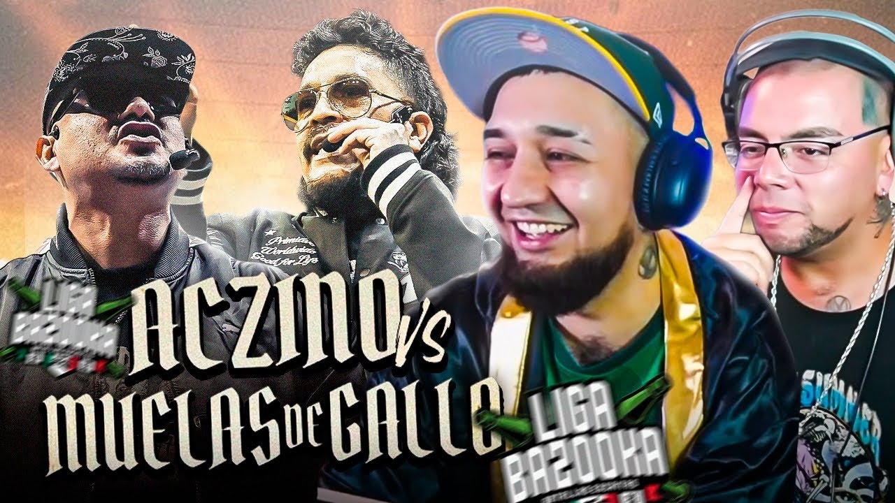 ¡LLUVIA DE BARRRAS! ACZINO VS MUELAS DE GALLO CON CLAUDIO BASTARDO REACCIÓN A LIGA BAZOOKA MÉXICO 🇲🇽