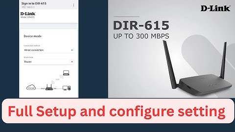 D link 615 router configuration step by step | D link wifi router setup with phone | Dir 615 router