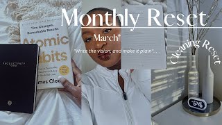 Productive MONTHLY reset routine | Goal setting, SELF CARE , new month intentions