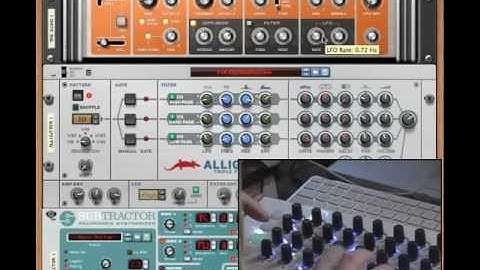Mixing with Propellerheads Reason and Livid Code Step Sequencers