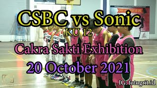 [Basketball] CSBC vs Sonic - KU 12 PA - CSBC Exhibition