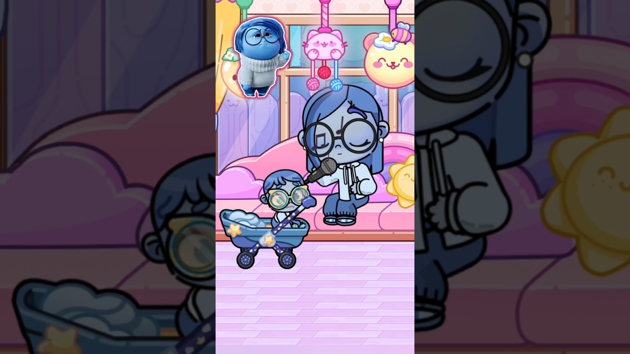 With toddlers Inside out 2 Flower 🌷