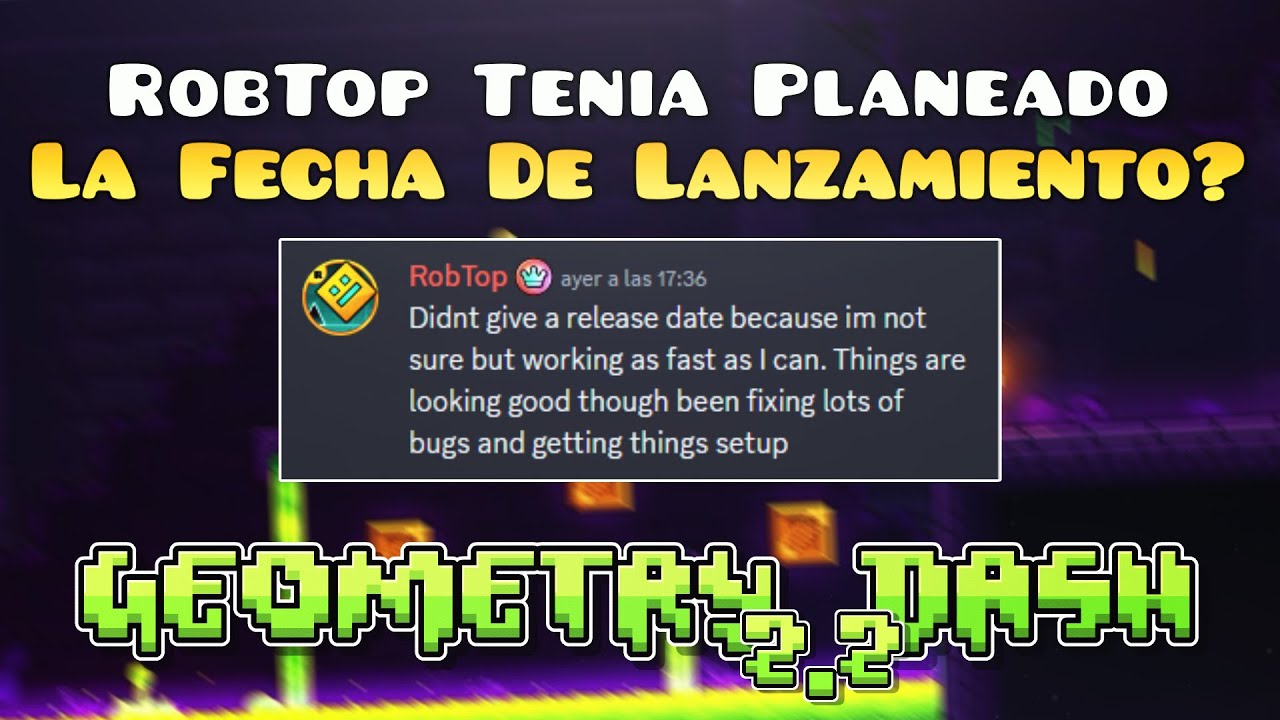 Fecha De Lanzamiento De Geometry Dash