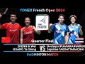 Zheng si wei huang ya qiong vs puavaranukroh taerattanachai  french open 2024 badminton