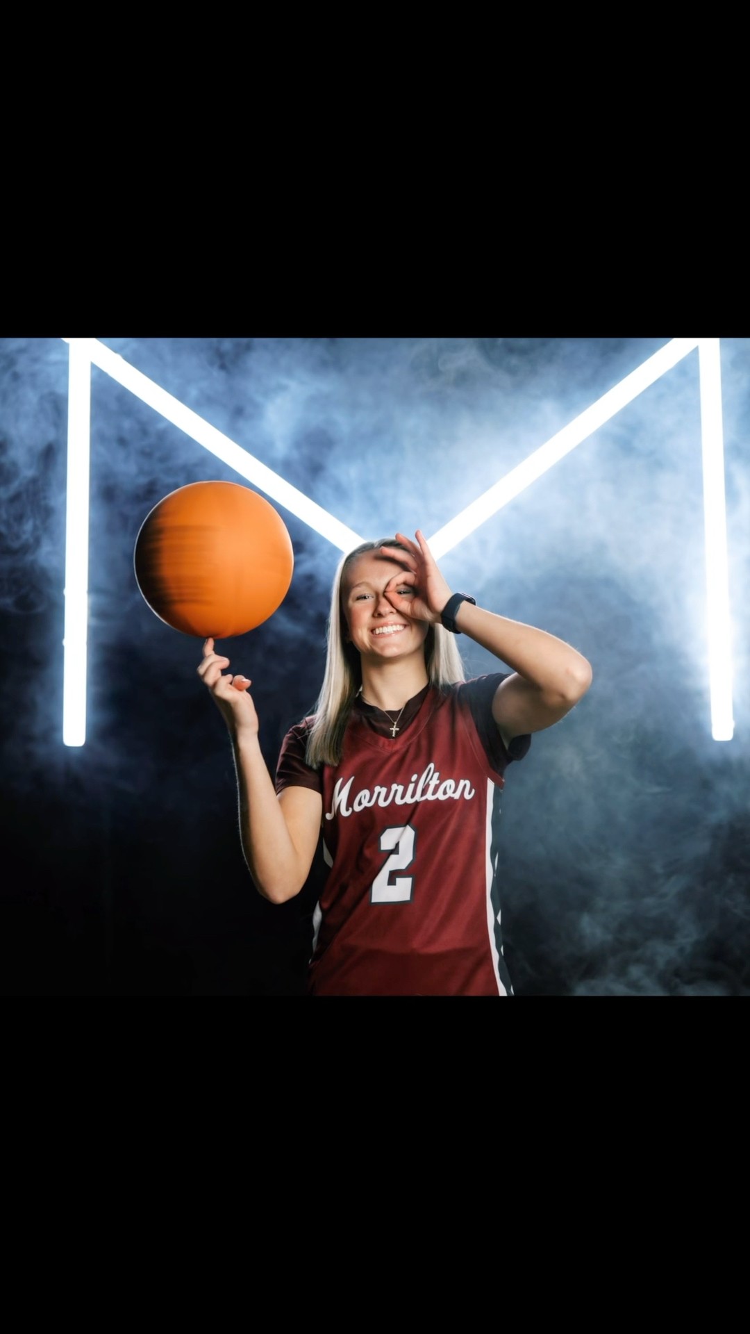 Impressive! She did that! #basketball