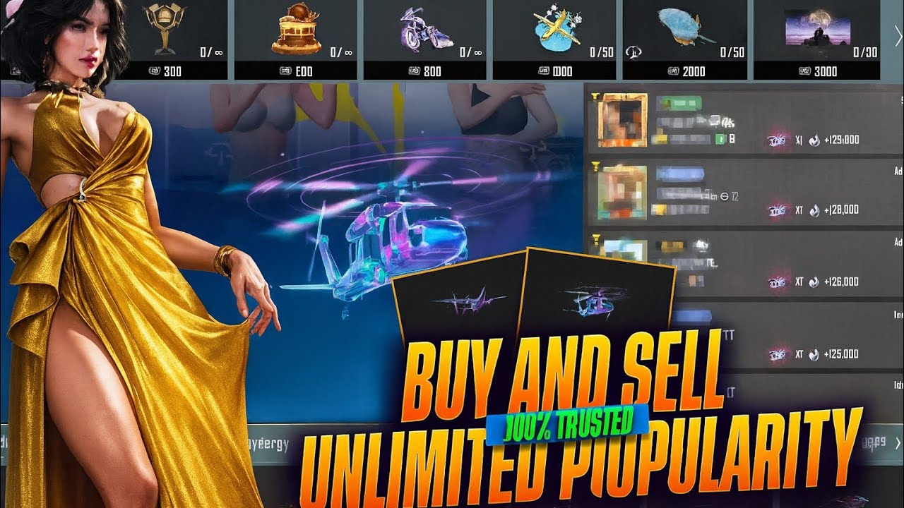 how to sell popularity in Pubg. pubg popularity seller 