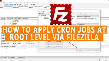 How to Apply Cron Jobs at root level via Filezilla?