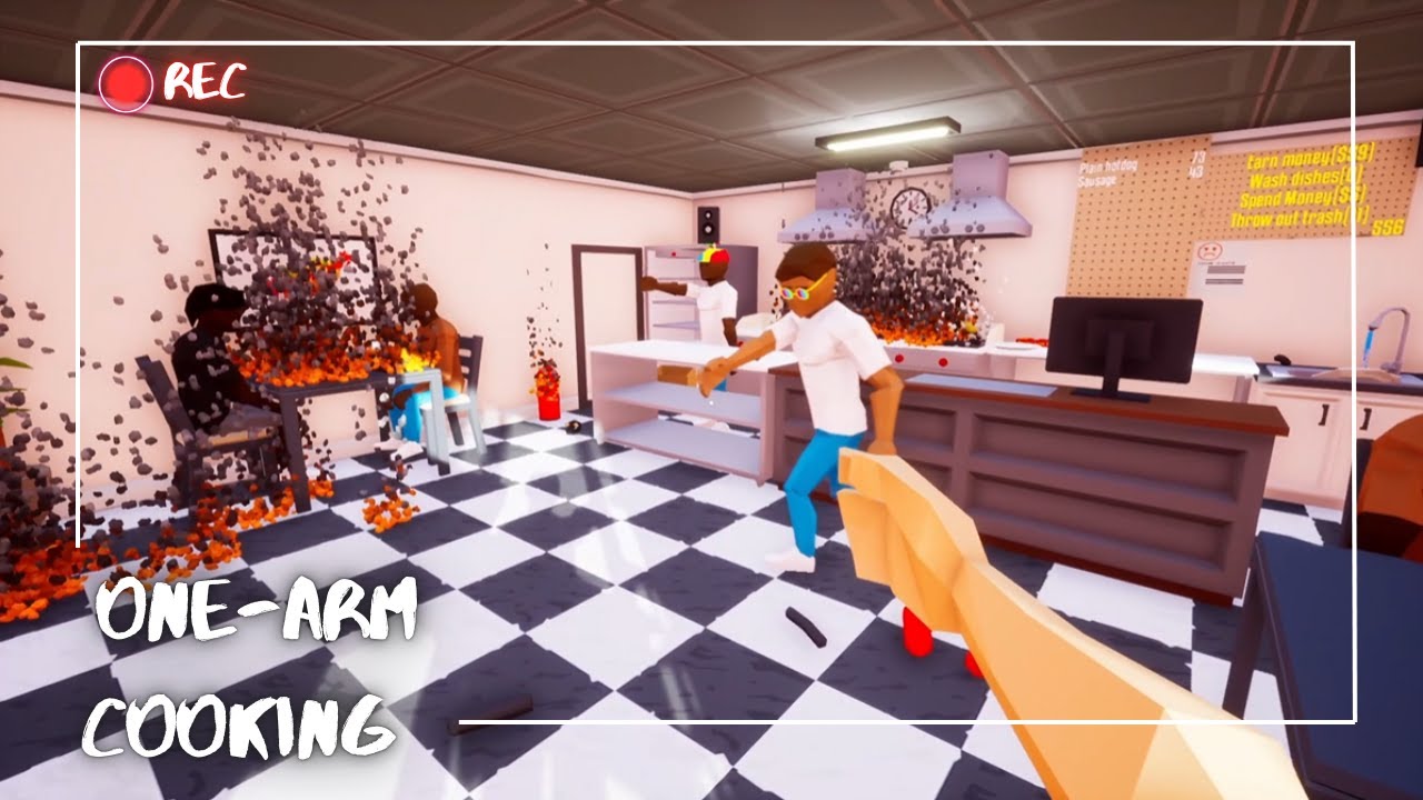 Cooking With ONE ARM isn't as efficient as you thought it would...