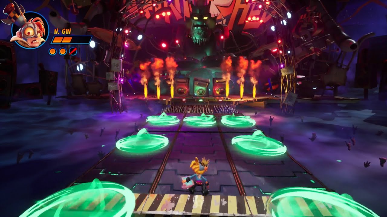 Crash Bandicoot 4 106 Walkthrough, Part 7 Stage Dive N. Gin Boss