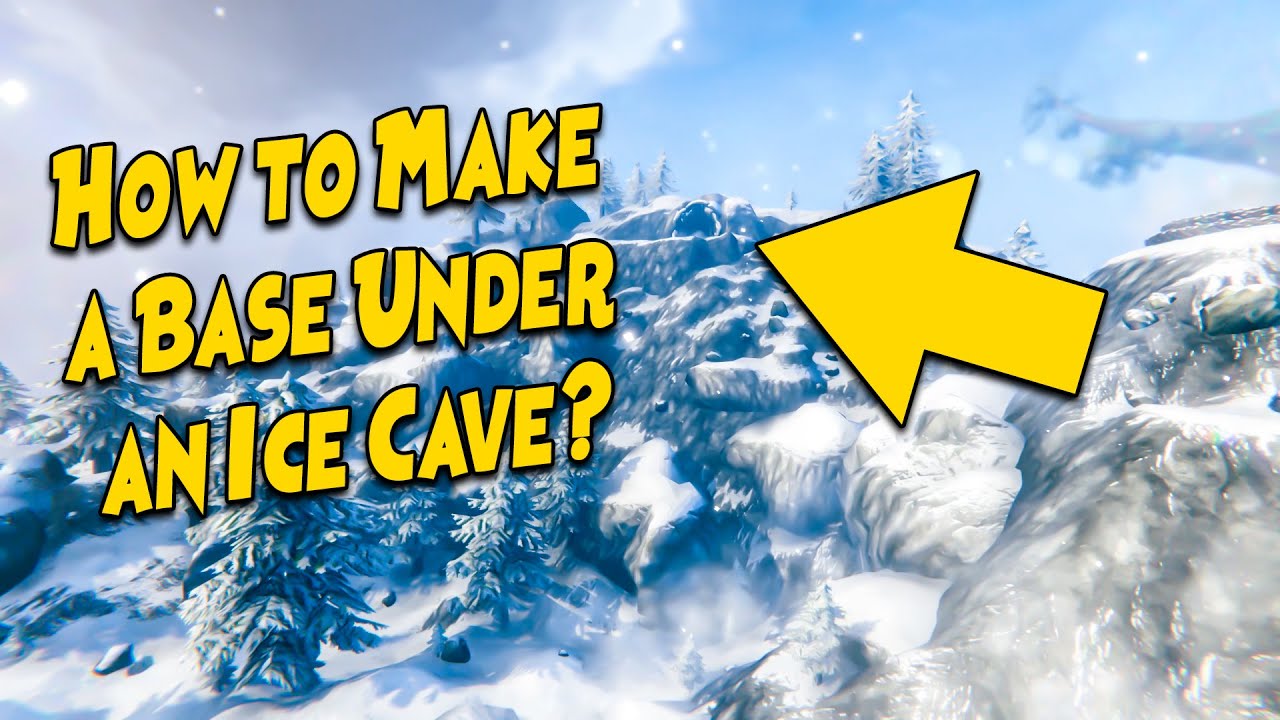 How to Make a Base Under an Ice Cave? | VALHEIM
