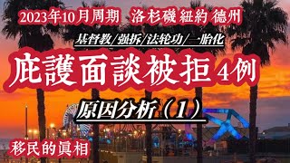 看完你细品:庇护面谈失败4案例原因 2023年10月周期-盲目自信对待证据丰富真案子（偷工减料）被判不可信案子被拒
