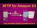 AWS Transfer for SFTP to S3 | Fully Managed SFTP Service | How to set up SFTP to upload files to S3
