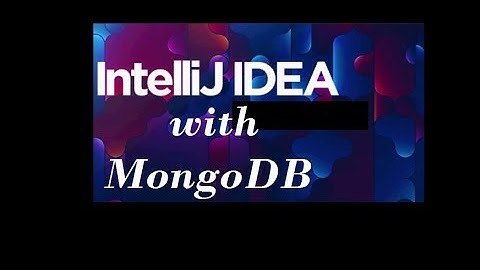 configure mongodb in intellij