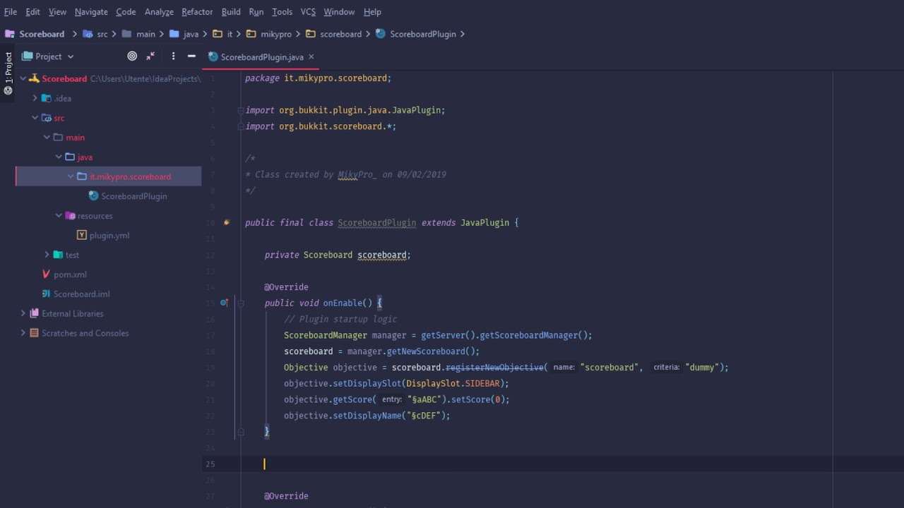Bukkit Spigot Coding Animated Scoreboard Async Youtube Bukkit Spigot Coding Animated Scoreboard Async Youtube