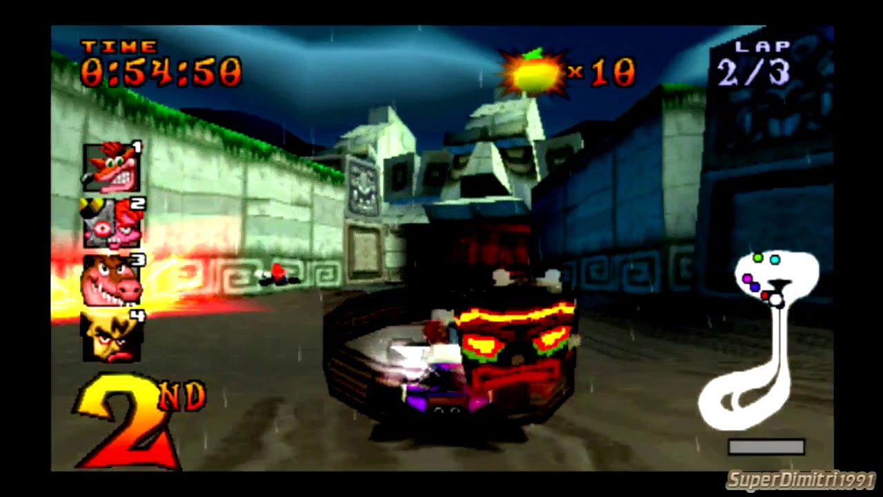 Crash Team Racing-Race Track#3 Tiger Temple - YouTube