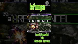 Iori Orochi Vs Orochi leona.#kof2002 #skmugen #kofmugen #gaming #games #kofallstar #kingoffightersxv